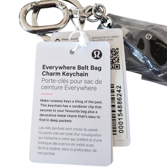 NEW Lululemon Everywhere Belt Bag Charm Keychain - Picture 2 of 6